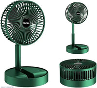 Portable Rechargeable Green Fan for Home Office