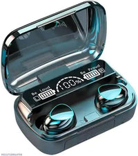 Black Bluetooth Earbuds with Charging Case