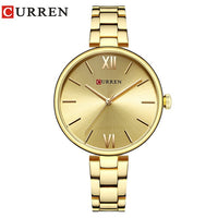 CURREN Women Watch Quartz Female clock Casual Fashion Stainless Steel Strap Watch