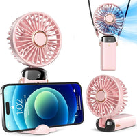 Rechargeable led digital mini Fan