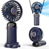 Rechargeable led digital mini Fan
