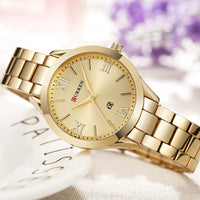 CURREN Gold Watch Women Watches Ladies Creative Steel Women's Bracelet Watches Female Clock Relogio Feminino Montre Femme