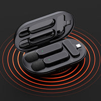 K61 Mini Wireless Lavalier Microphone with Charging Case – Noise Reduction Clip-On Lapel Mic for TikTok, Live Streaming & Video Recording