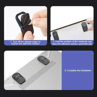 Mini Invisible Folding Laptop Stand Feet – Ultra-Thin Portable Adhesive Cooling Legs for MacBook, Laptops & Keyboards