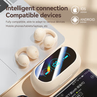 M59 bone conduction clip on high-quality Bluetooth earphones for wireless esports, sports, running, noise reduction, and long battery life