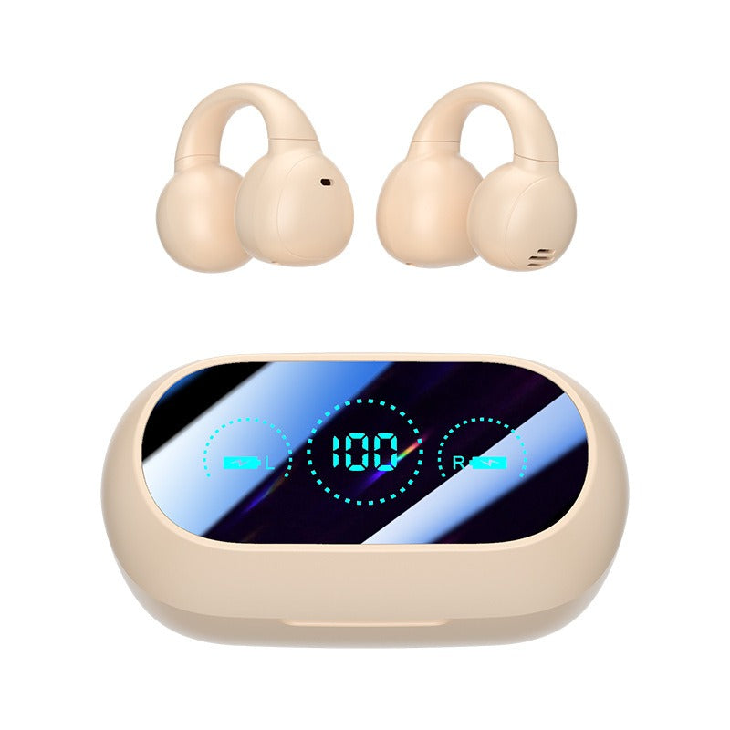 M59 bone conduction clip on high-quality Bluetooth earphones for wireless esports, sports, running, noise reduction, and long battery life