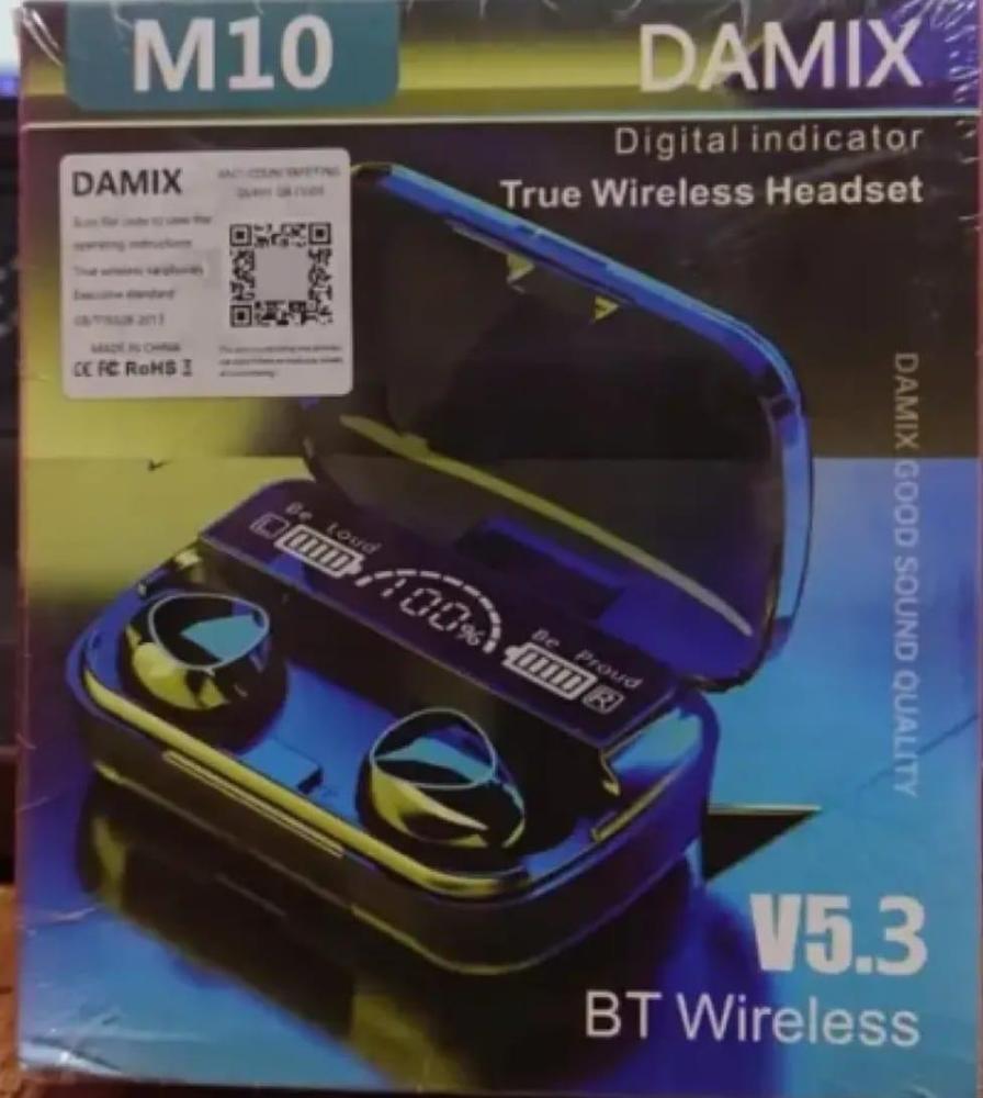 Premium Wireless Bluetooth Earbuds Black IPX7 Waterproof 5.3