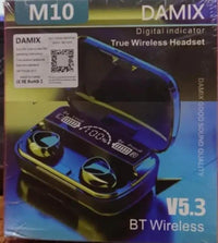 Premium Wireless Bluetooth Earbuds Black IPX7 Waterproof 5.3