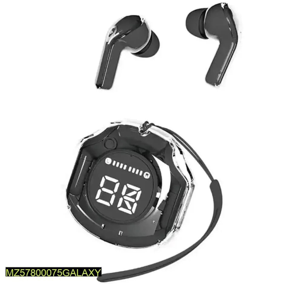 Transparent Bluetooth 5.3 Earbuds Fast Charging Rechargeable