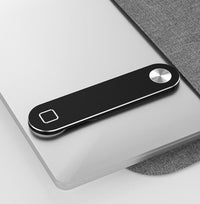 Magnetic Laptop Phone Holder – Aluminium Alloy Dual-Screen Expansion Bracket for Side Mount Phone Stand & Monitor Extension