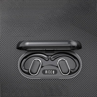 X97 non in ear OWS Bluetooth earphones with over the ear sports transparent compartment for extended battery life and noise redu