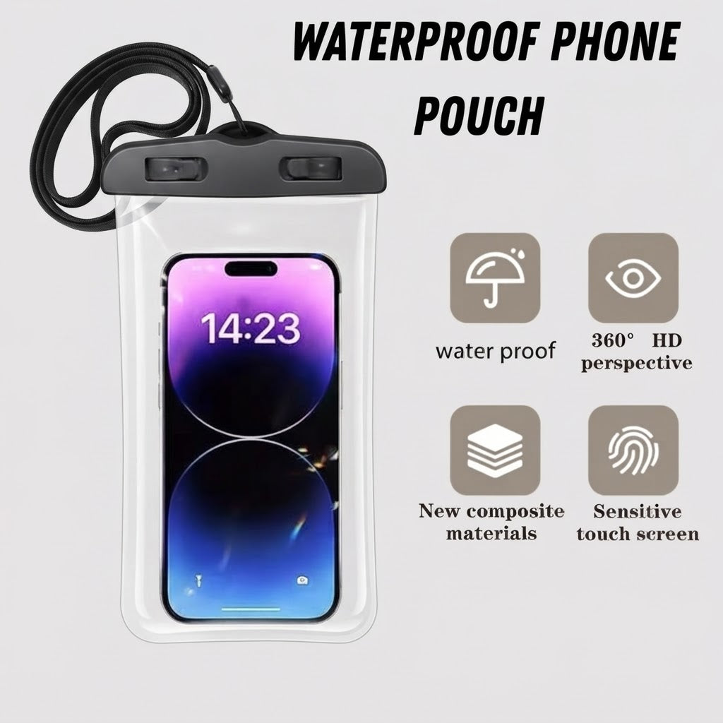 Waterproof Phone Pouch for Travel & Outdoor Use