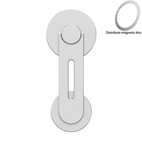 Universal Magnetic Laptop & Tesla Phone Holder – Ultra-Thin Folding Phone Bracket for MacBook Continuity Camera & Car Dashboard