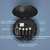 Premium 60W PD Charging Kit Black ABS