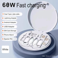 Premium 60W PD Charging Kit Black ABS