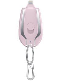 Mini Keychain Power Bank Wireless Compact and Portable 1500mAh Mah Emergency Power Supply Emergency Mobile Power Supply