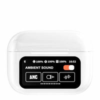 Bluetooth earphones with color screen and ultra long battery life ANC noise reduction wireless earphones
