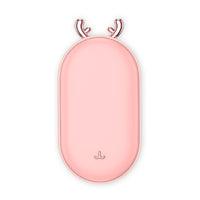 2-in-1 Mini Space Digital Display Hand Warmer & Power Bank – Reusable Electric Pocket Hand Warmer with LED Temperature Display