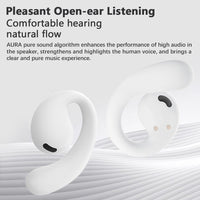 Frosted H8 Bluetooth Earphones with Ultra Long Battery Life OWS Non In Ear External Hanging Wireless Earphones