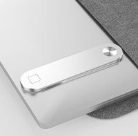 Magnetic Laptop Phone Holder – Aluminium Alloy Dual-Screen Expansion Bracket for Side Mount Phone Stand & Monitor Extension