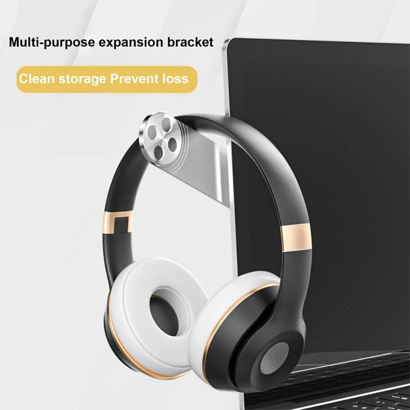Magnetic Laptop Phone Holder – Aluminium Alloy Dual-Screen Expansion Bracket for Side Mount Phone Stand & Monitor Extension