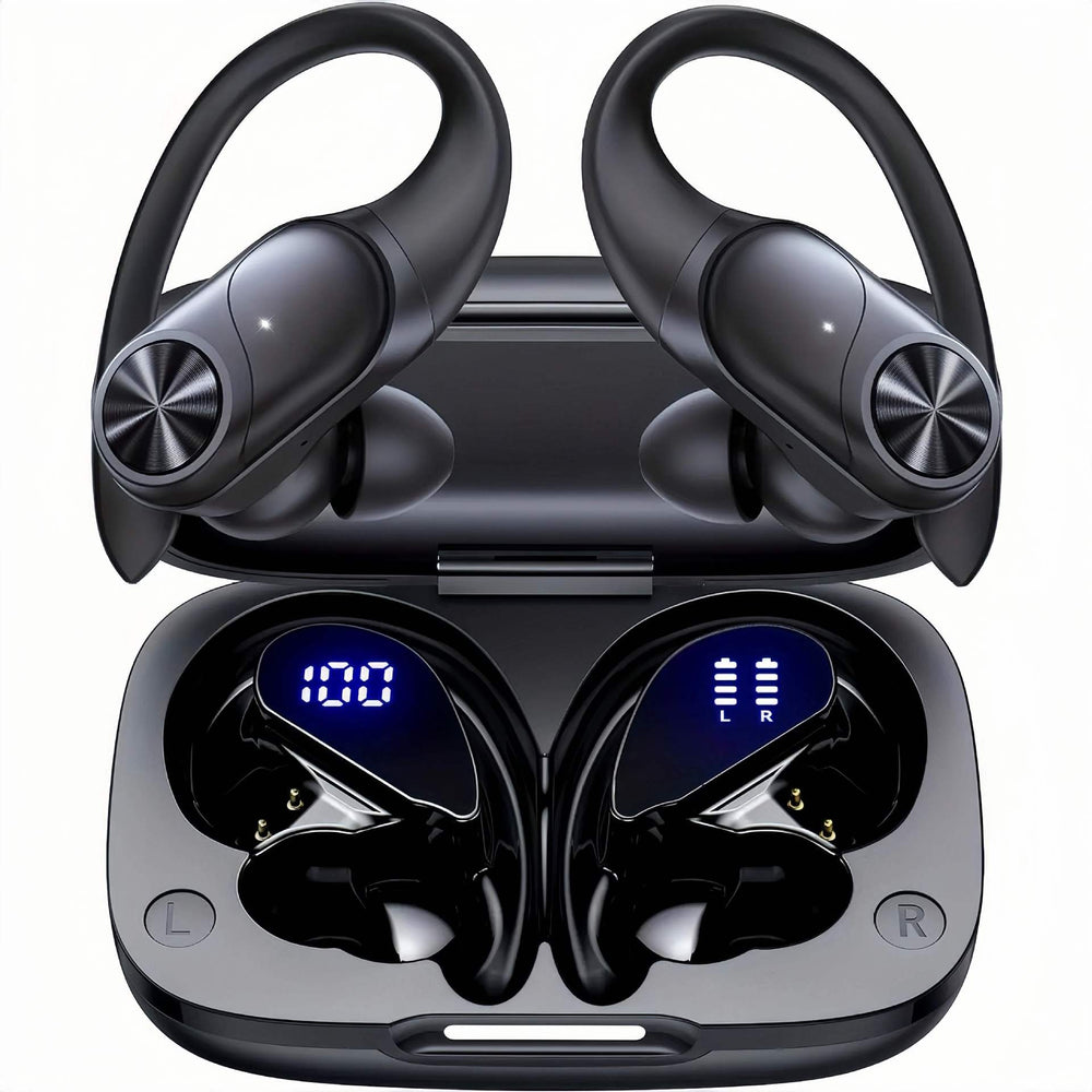 Wireless Bluetooth Long Range Sports Running Noise cancelling Earbuds