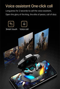 X1 Gaming Earbuds, TWS 5.1 LED Display, Touch Control, Wireless, Waterproof