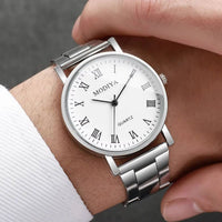 4pcs/Set Fashion (Without Box ) Men Business Watches, Dial Quartz, Jewelry Set