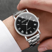 4pcs/Set Fashion (Without Box ) Men Business Watches, Dial Quartz, Jewelry Set