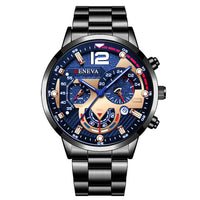 Fashion Men's Watch, Stainless Steel Band, Wristwatch With Calendar